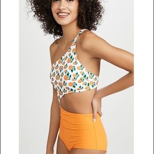 Flagpole Swim Ali‎ One-Piece orange blossom tang XL NWT